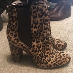 Sam Edelman Calf Hair Leopard Bootie
